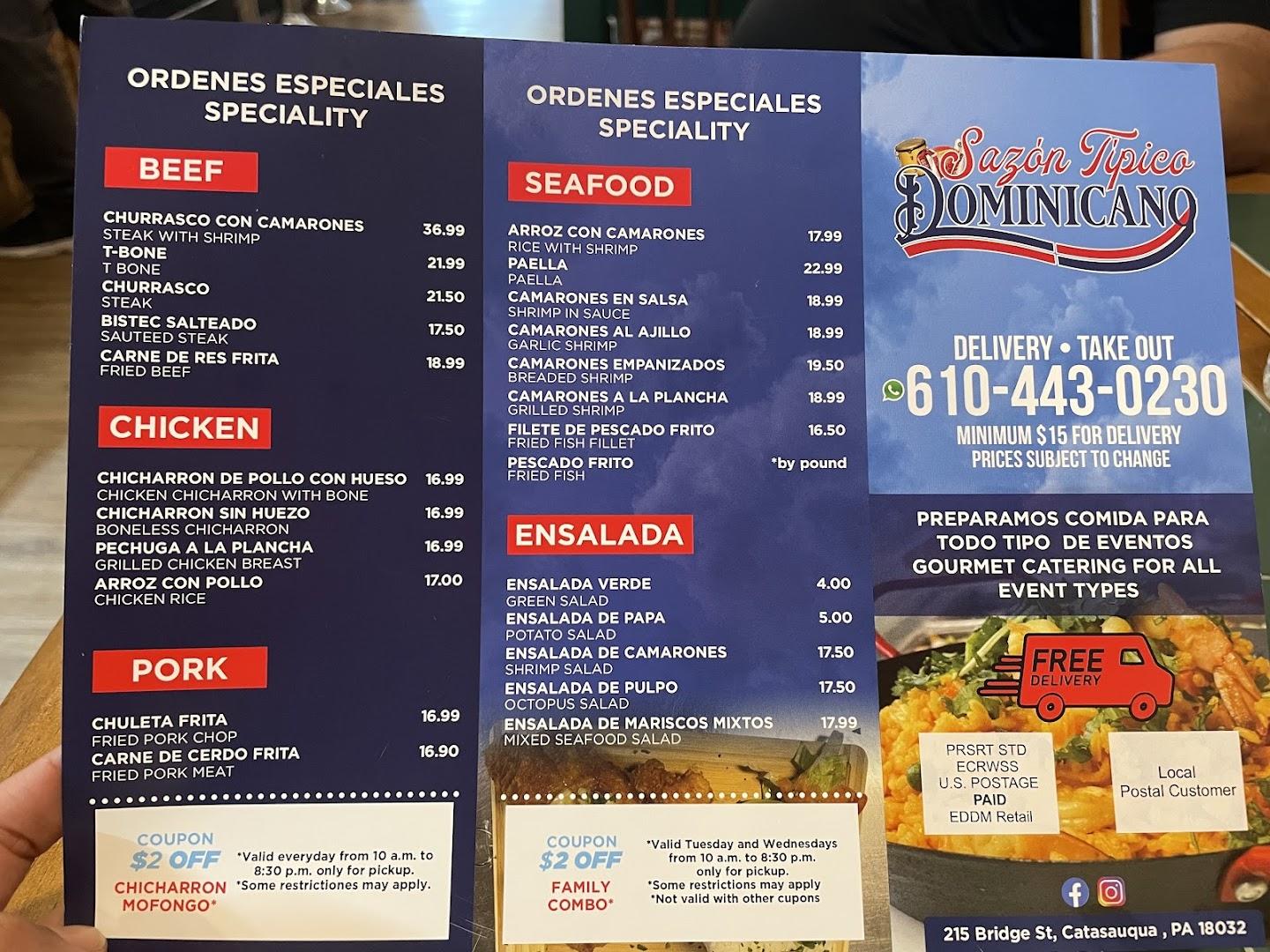Sazon Dominicano Restaurante