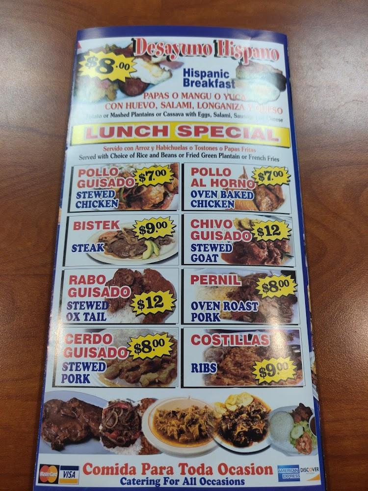 Sazon Dominicano Restaurante Menu image 1